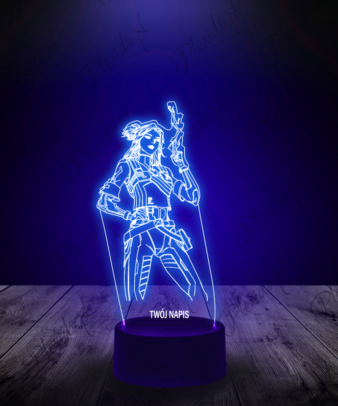 3D Plexido LED Lamp Valorant